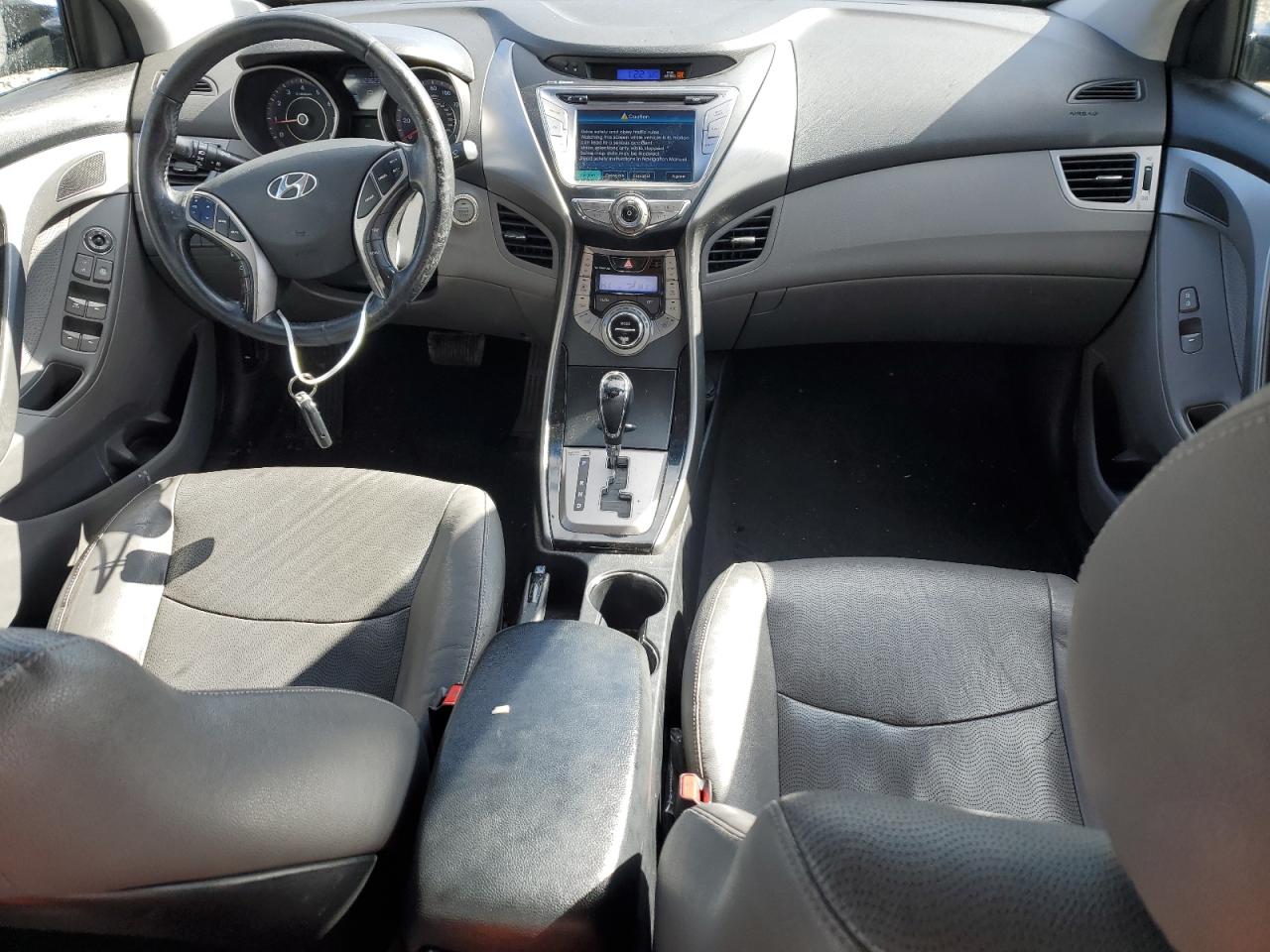2013 Hyundai Elantra VIN KMHDH4AE8DU697116 Copart auction photo, front end damage thumbnail 8