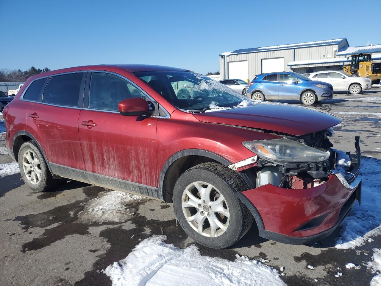 2013 Mazda CX-9 VIN JM3TB3CV1D0411033 Copart auction photo, front end damage thumbnail 4