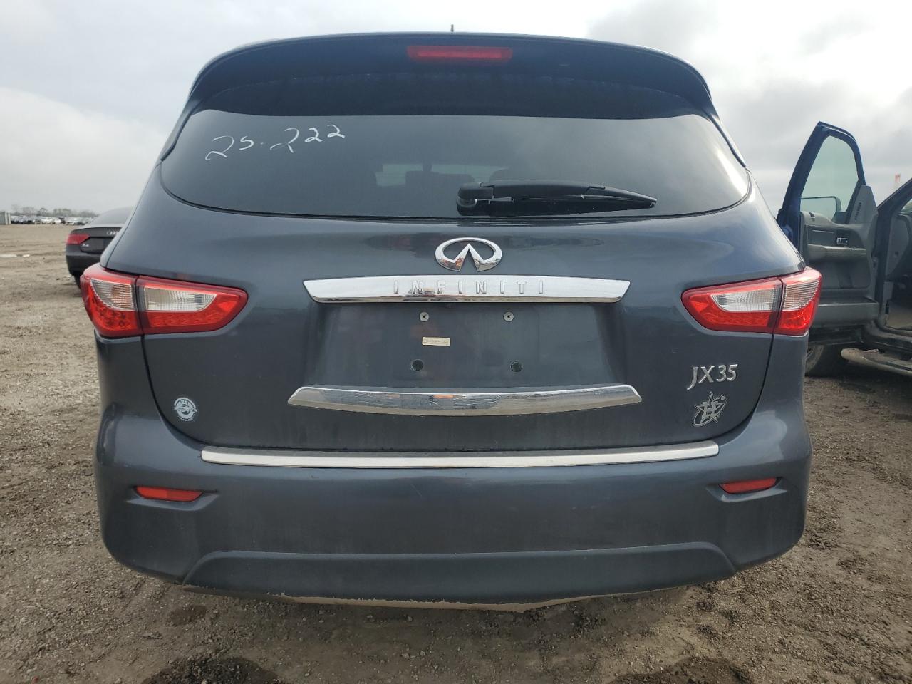 2013 Infiniti JX VIN 5N1AL0MM3DC347847 Copart auction photo, front end damage thumbnail 6