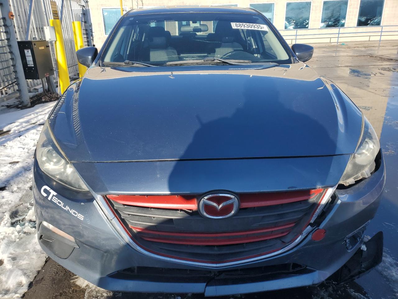 2014 Mazda 3 VIN JM1BM1V75E1149112 Copart auction photo, rear end / front end damage thumbnail 5