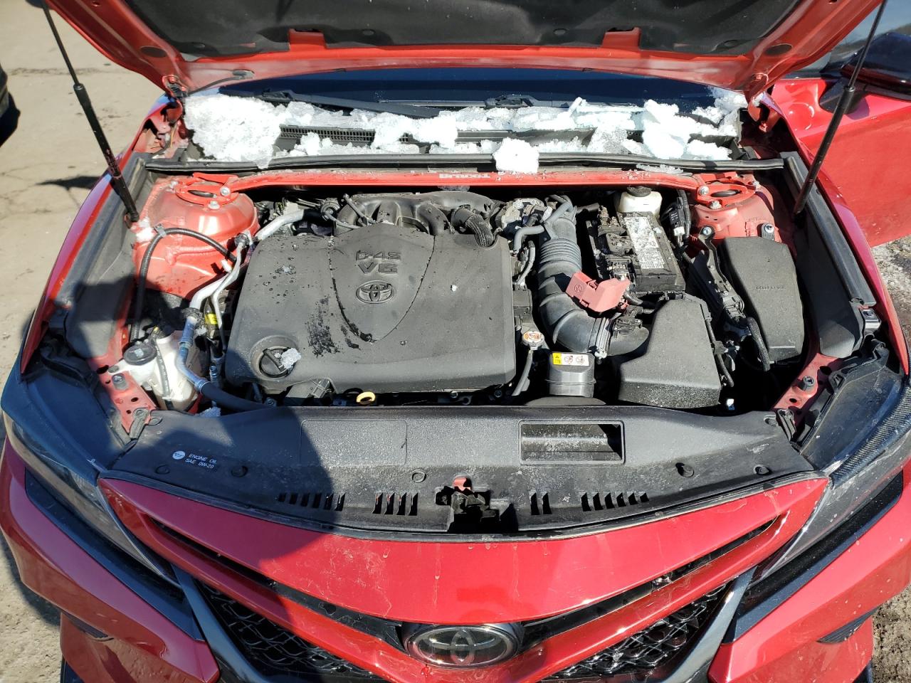 2020 Toyota Camry VIN 4T1NZ1AK4LU037417 Copart auction photo, rear end damage thumbnail 11