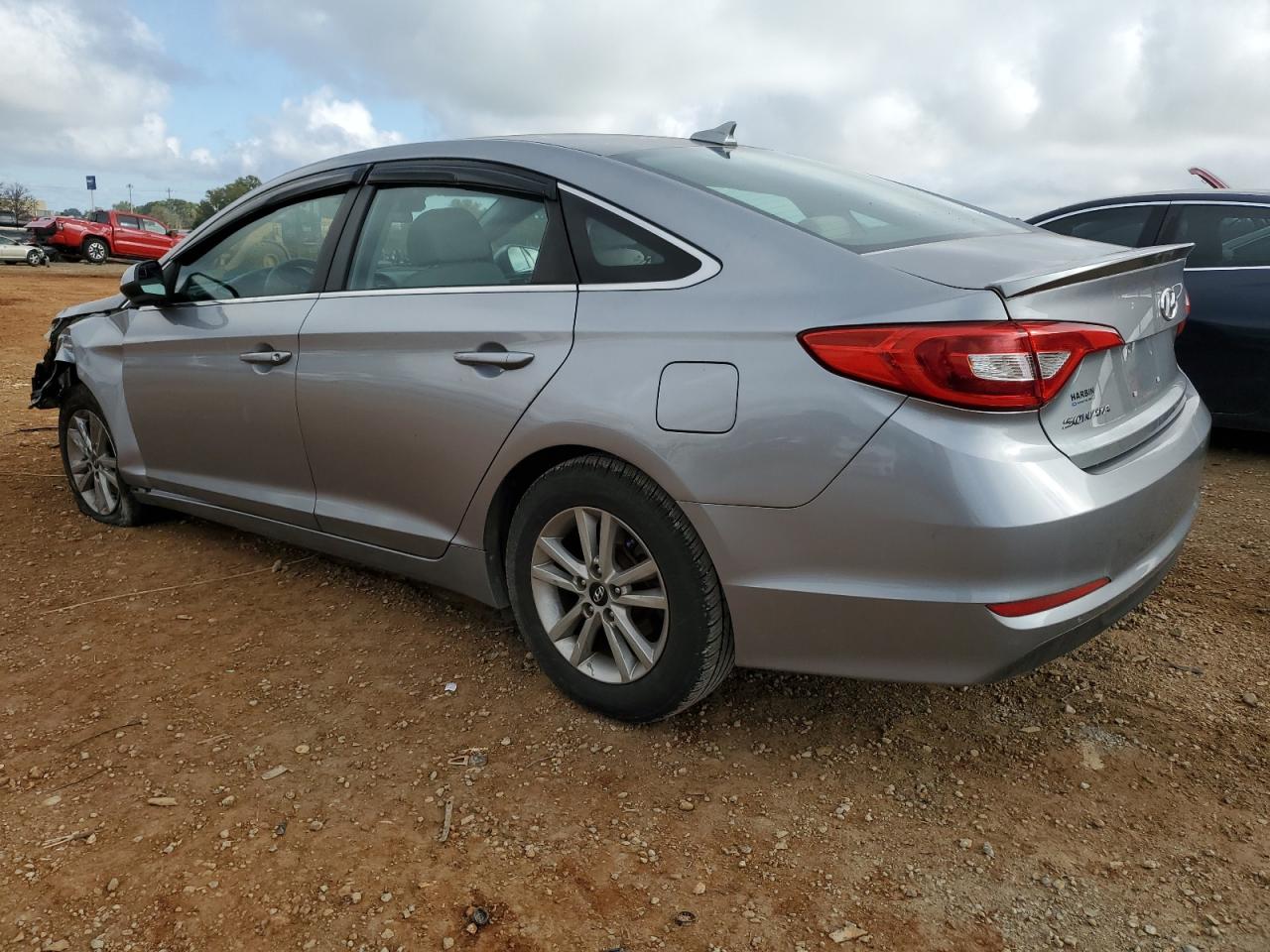 2015 Hyundai Sonata VIN 5NPE24AF6FH119466 Copart auction photo, front end / side damage thumbnail 2
