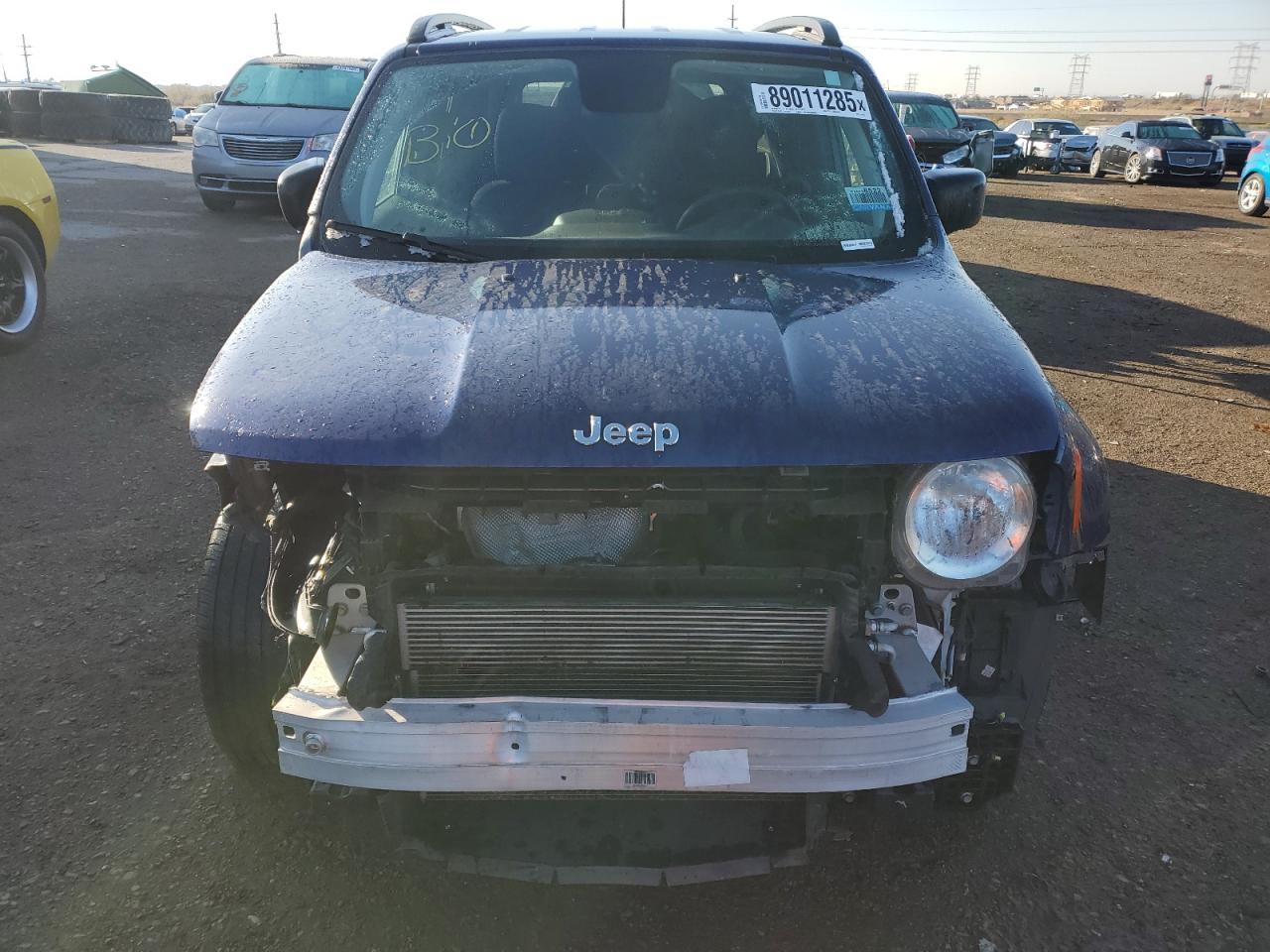 2018 Jeep Renegade VIN ZACCJAAB2JPG74971 Copart auction photo, front end damage thumbnail 5