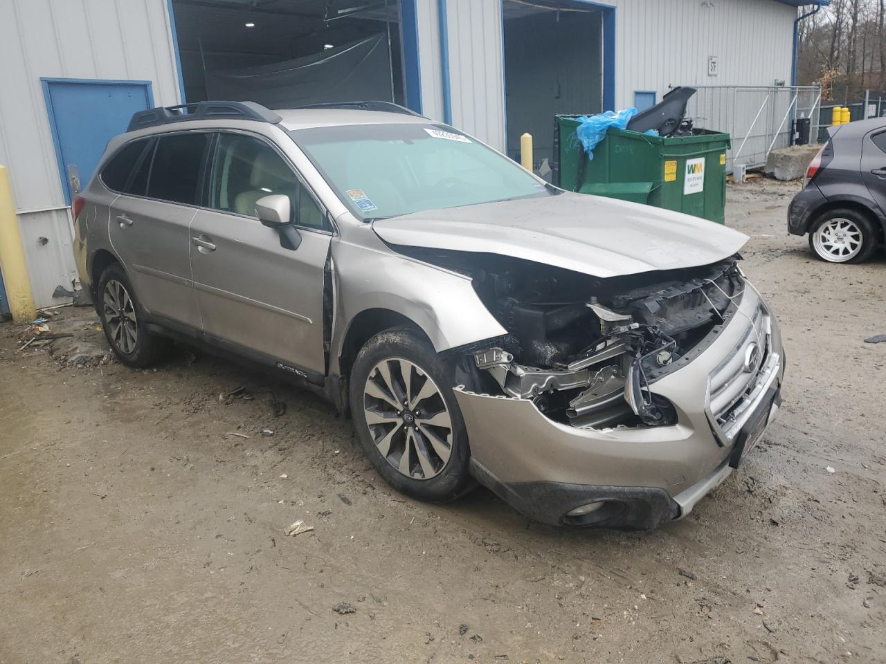 2016 Subaru Outback VIN 4S4BSAJC5G3267396 Copart auction photo, front end damage thumbnail 4