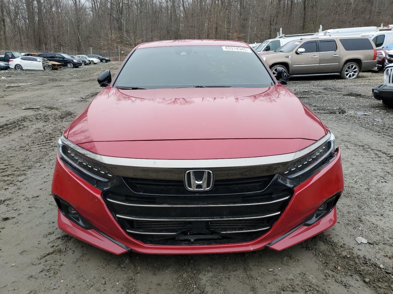 2021 Honda Accord VIN 1HGCV1F35MA098949 Copart auction photo, undercarriage / all over damage thumbnail 5
