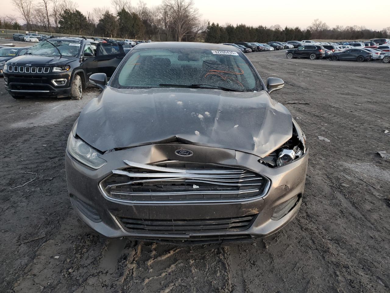 2014 Ford Fusion VIN 3FA6P0H78ER152130 Copart auction photo, front end / side damage thumbnail 5