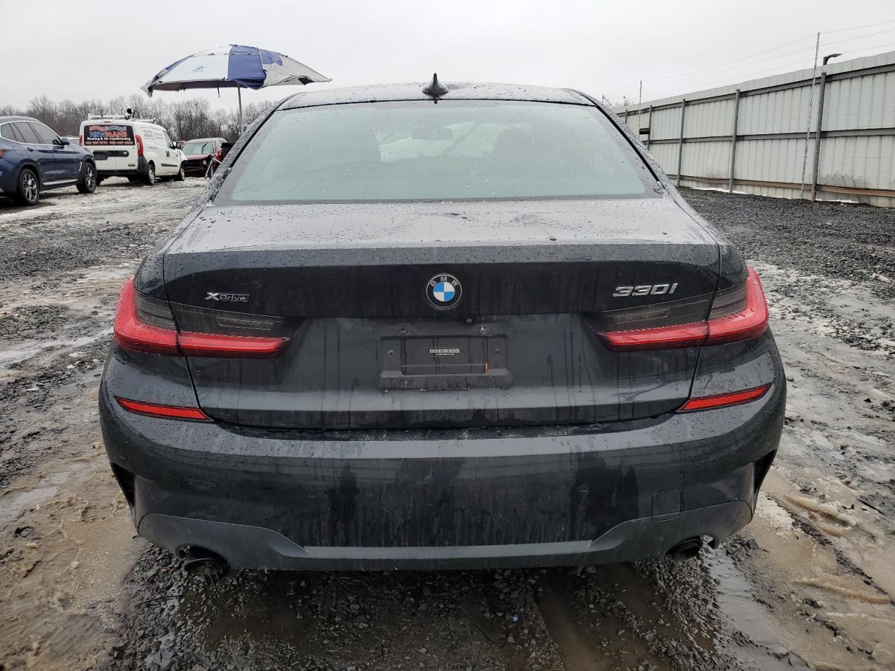 2021 BMW 3er VIN 3MW5R7J06M8C14406 Copart auction photo, front end damage thumbnail 6