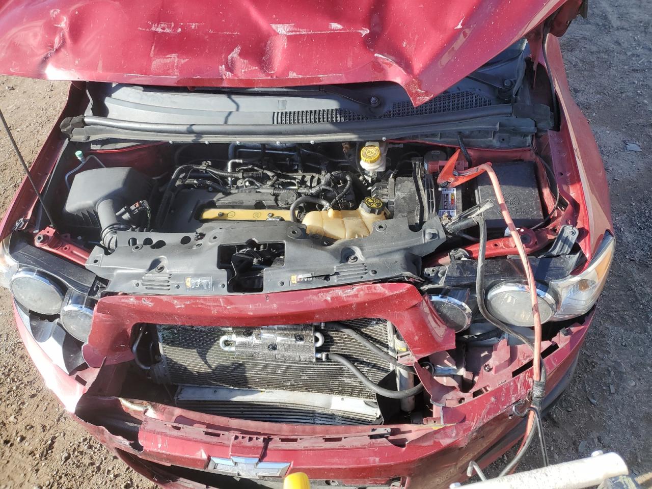 2016 Chevrolet Sonic VIN 1G1JC6SB6G4174664 Copart auction photo, front end damage thumbnail 13