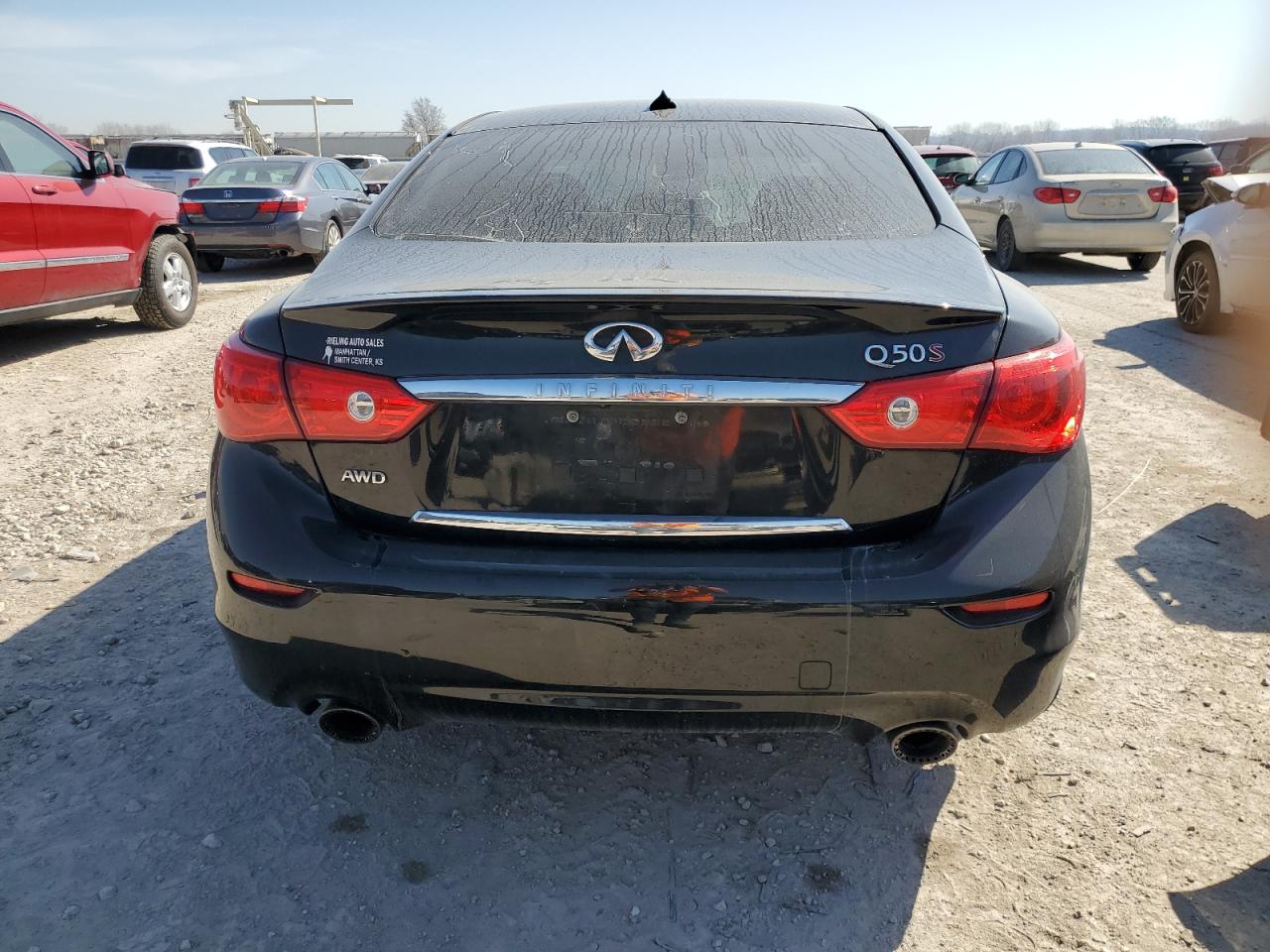 2016 Infiniti Q50 VIN JN1FV7AR9GM451550 Copart auction photo, mechanical damage thumbnail 6