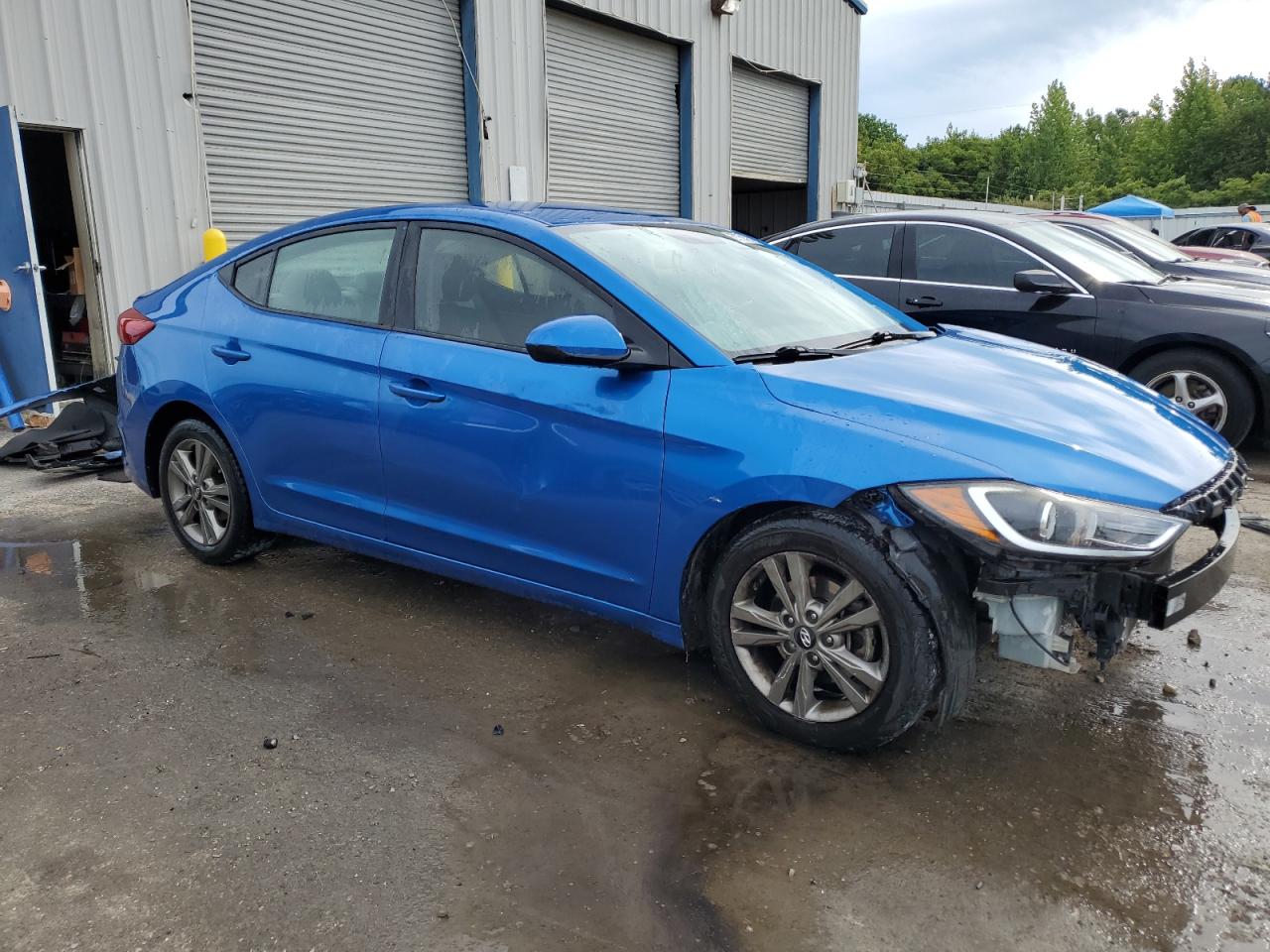 2018 Hyundai Elantra VIN 5NPD84LF4JH285288 Copart auction photo, front end / rear end damage thumbnail 4