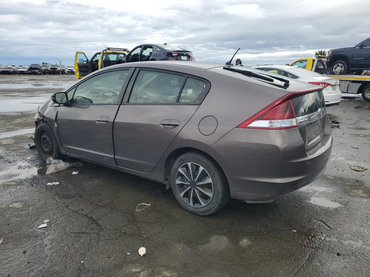 2013 Honda Insight VIN JHMZE2H58DS000518 Copart auction photo, front end damage thumbnail 2