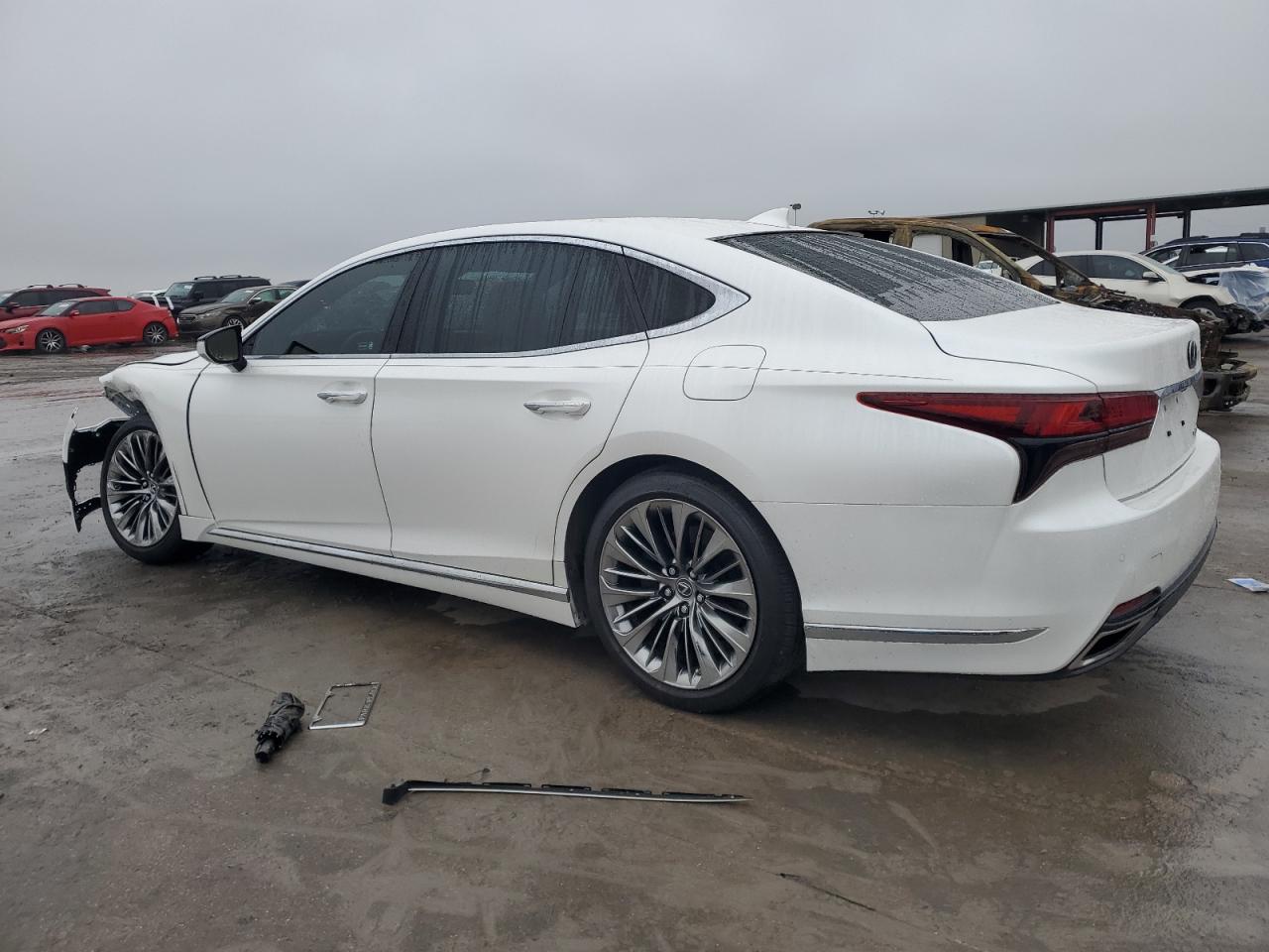 2022 Lexus LS VIN JTHD51FF7N5015883 Copart auction photo, front end / hail damage thumbnail 2