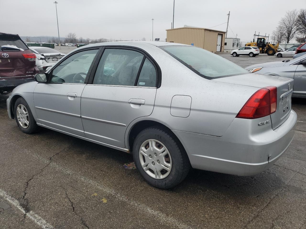 2002 Honda Civic VIN 2HGES15582H500353 Copart auction photo, front end / side damage thumbnail 2