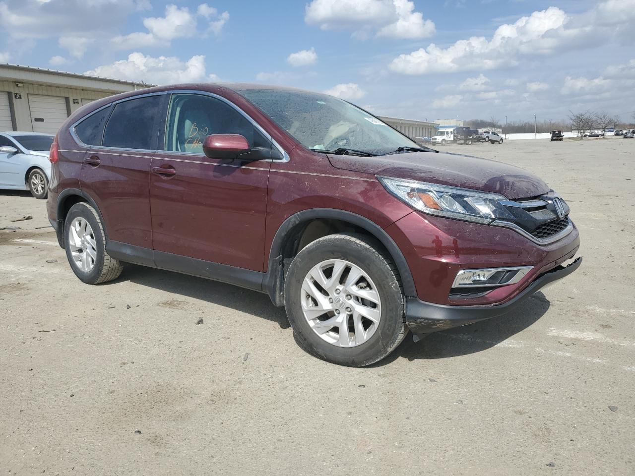2015 Honda CR-V VIN 2HKRM4H53FH660984 Copart auction photo, side / front end damage thumbnail 4