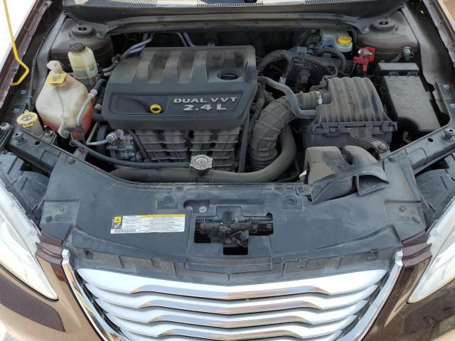 2012 Chrysler 200 VIN 1C3CCBCB8CN330056 Copart auction photo, front end / undercarriage damage thumbnail 11