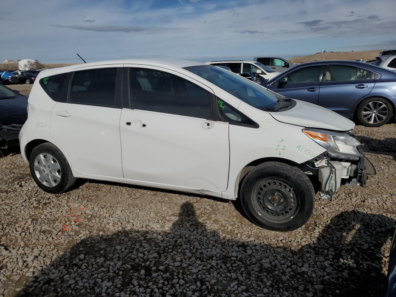 2015 Nissan Versa VIN 3N1CE2CP1FL417242 Copart auction photo, front end damage thumbnail 4