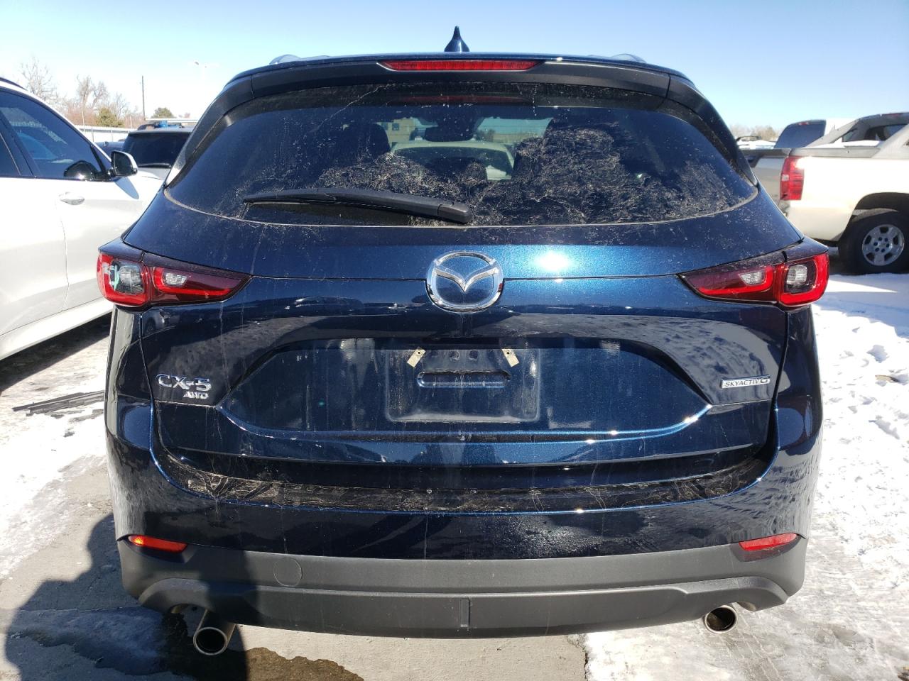 2023 Mazda CX-5 VIN JM3KFBEMXP0175680 Copart auction photo, rear end / hail damage thumbnail 6