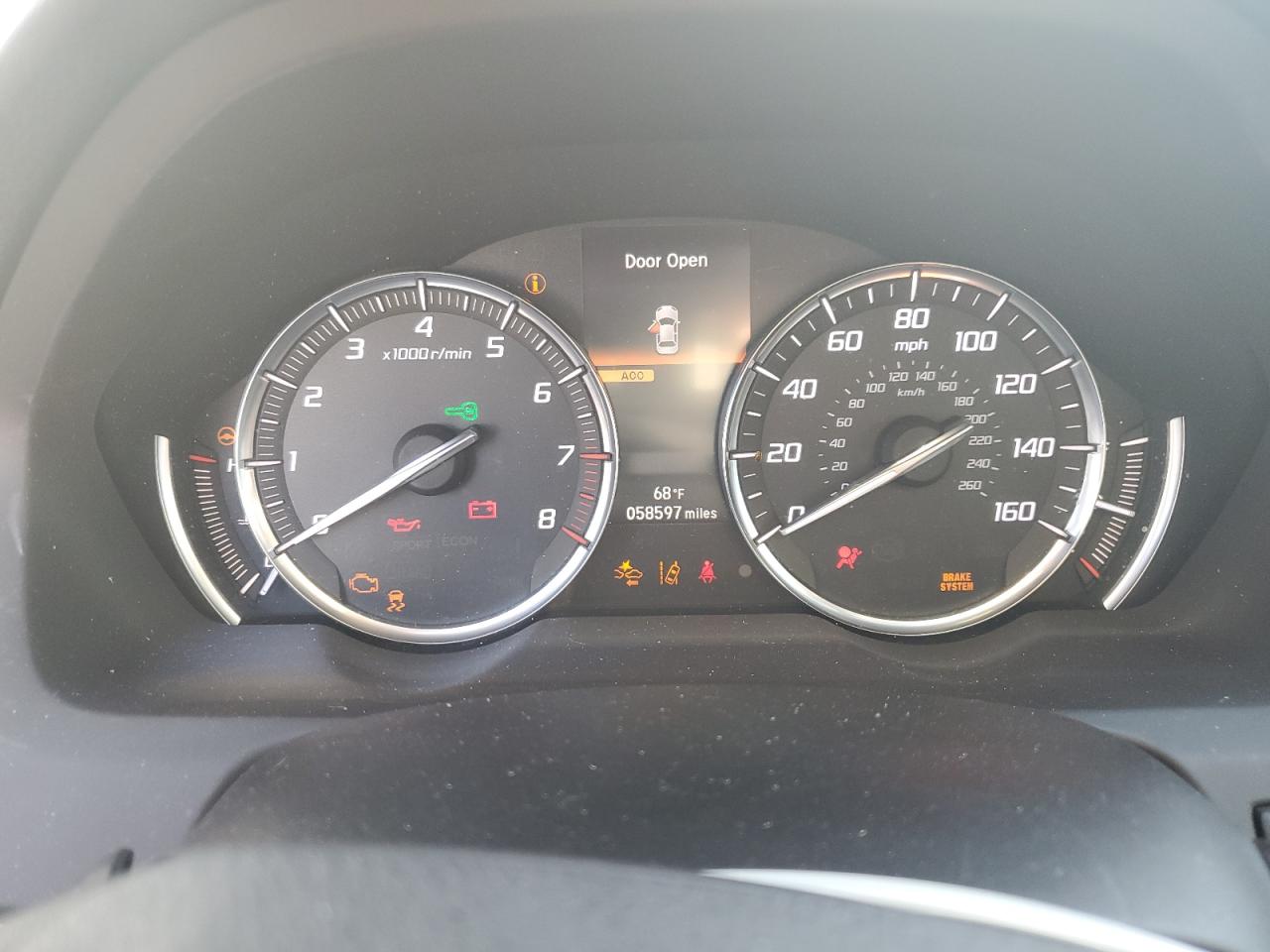 2018 Acura TLX VIN 19UUB1F58JA005741 Copart auction photo, front end damage thumbnail 9