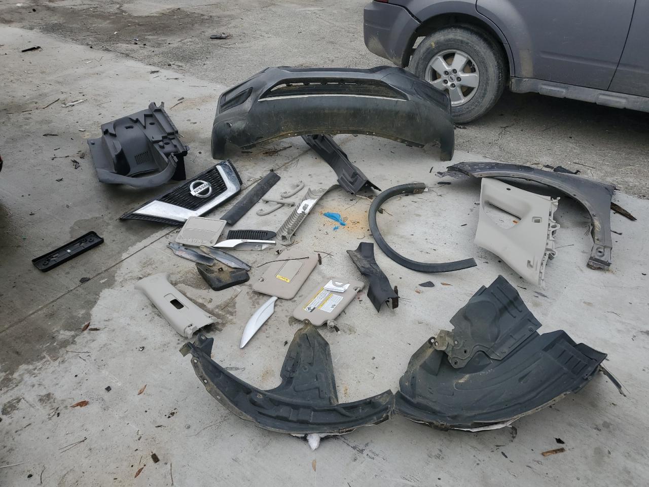 2017 Nissan Rogue VIN KNMAT2MTXHP507017 Copart auction photo, hail damage thumbnail 13