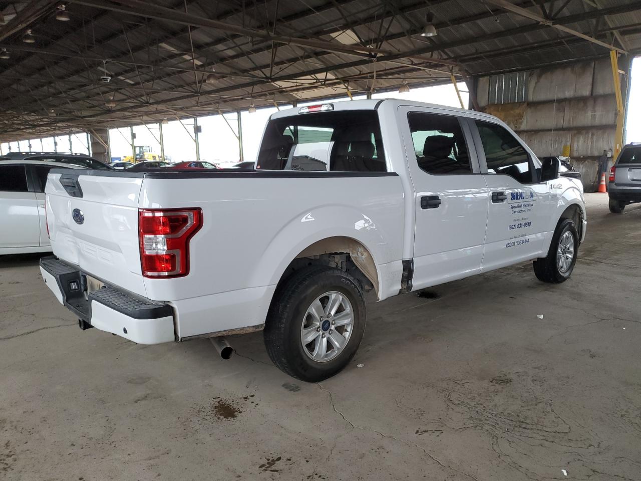 2020 Ford F-150 VIN 1FTEW1C59LKE39806 Copart auction photo, front end / rear end damage thumbnail 3