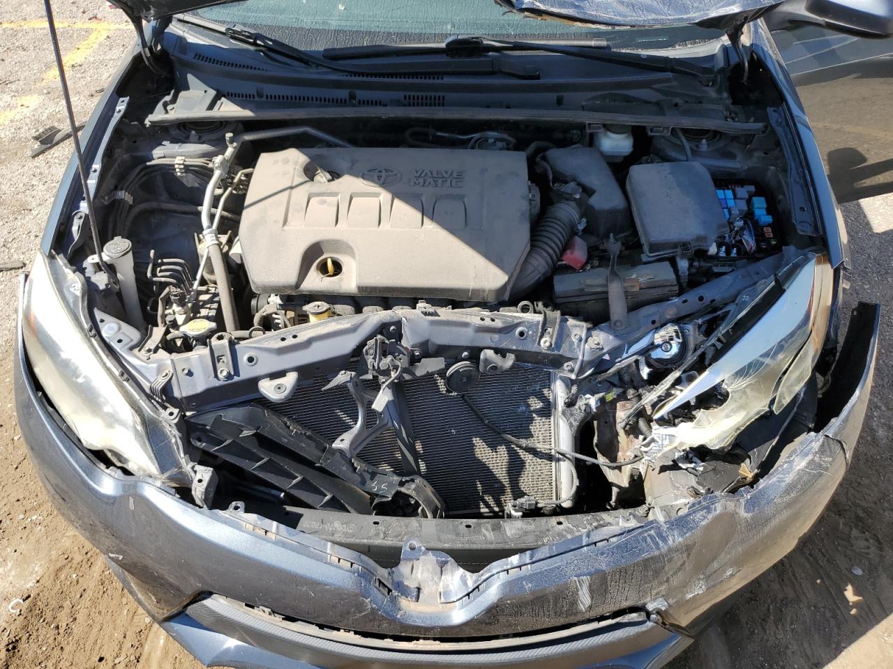 2014 Toyota Corolla VIN 5YFBPRHE2EP012365 Copart auction photo, front end damage thumbnail 12