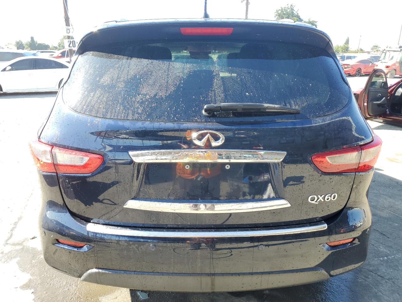 2015 Infiniti QX60 VIN 5N1AL0MN4FC521291 Copart auction photo, side damage thumbnail 6