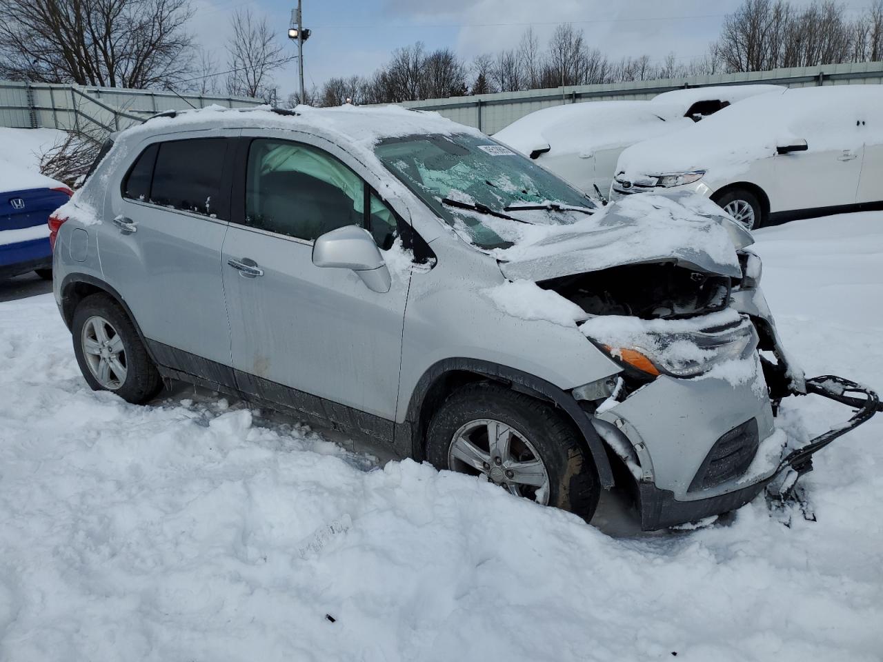 2018 Chevrolet Trax VIN 3GNCJLSB4JL278406 Copart auction photo, front end / minor dent/scratches damage thumbnail 4