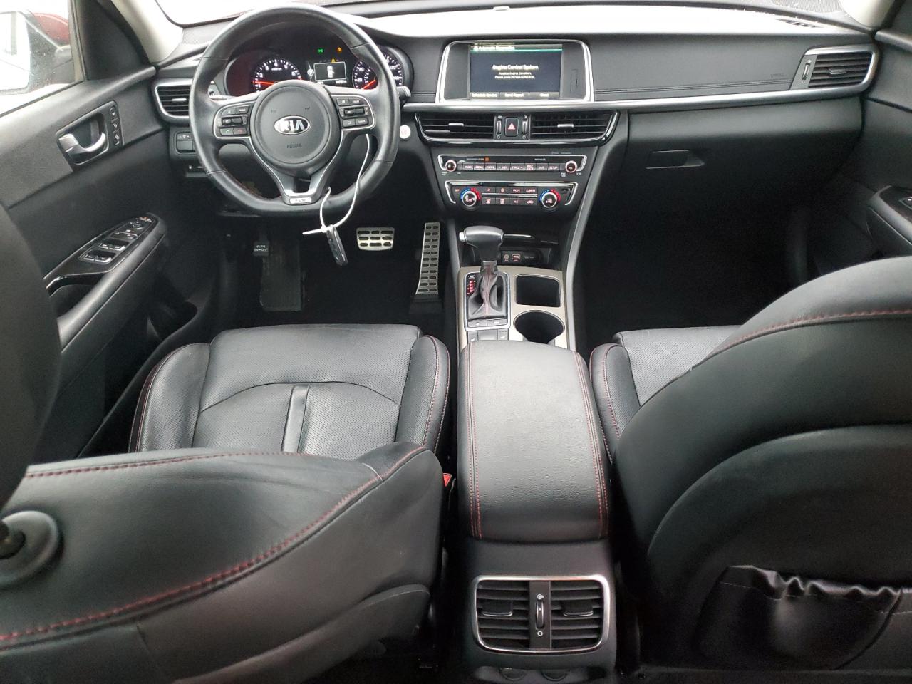 2016 KIA Optima VIN 5XXGW4L24GG073835 Copart auction photo, front end damage thumbnail 8