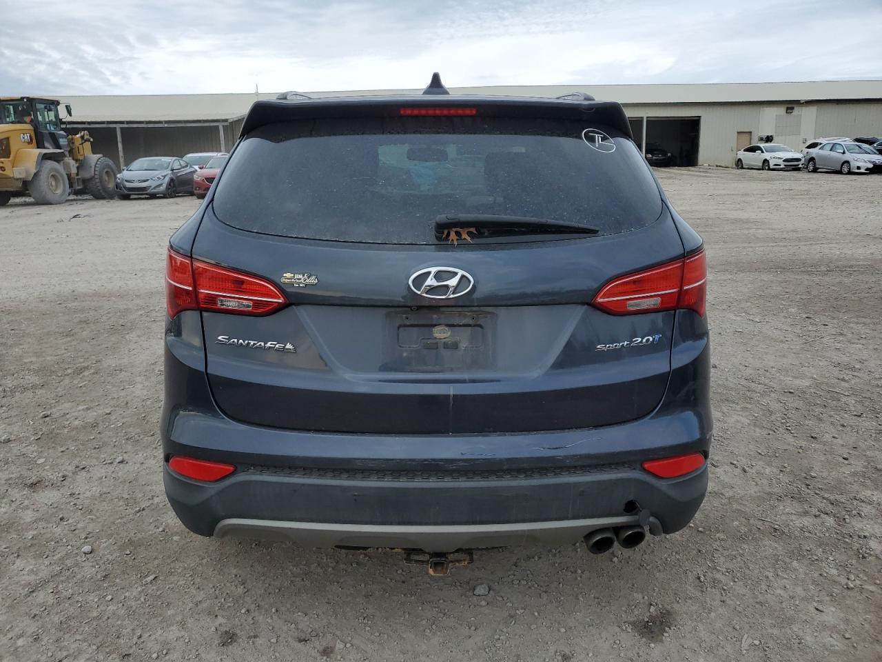 2014 Hyundai Santa Fe VIN 5XYZU3LA0EG213209 Copart auction photo, all over damage thumbnail 6