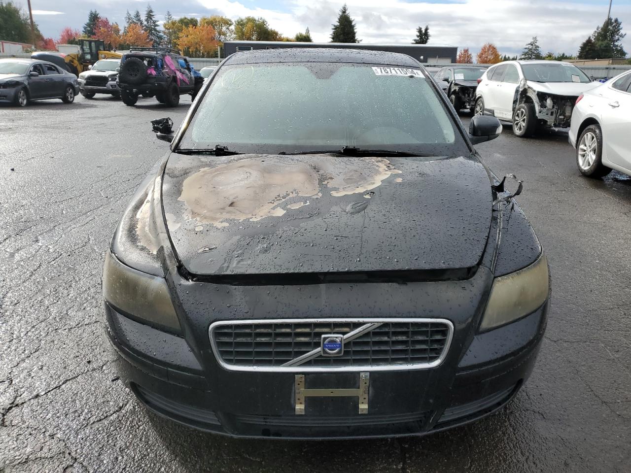 2007 Volvo S40 VIN YV1MS390072250878 Copart auction photo, burn - engine / front end damage thumbnail 5
