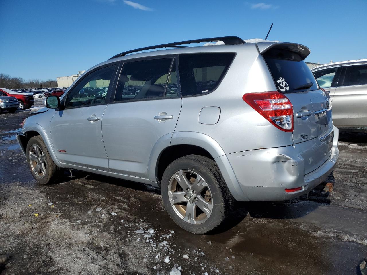 2012 Toyota RAV 4 VIN JTMRF4DV4C5051169 Copart auction photo, front end / rear end damage thumbnail 2