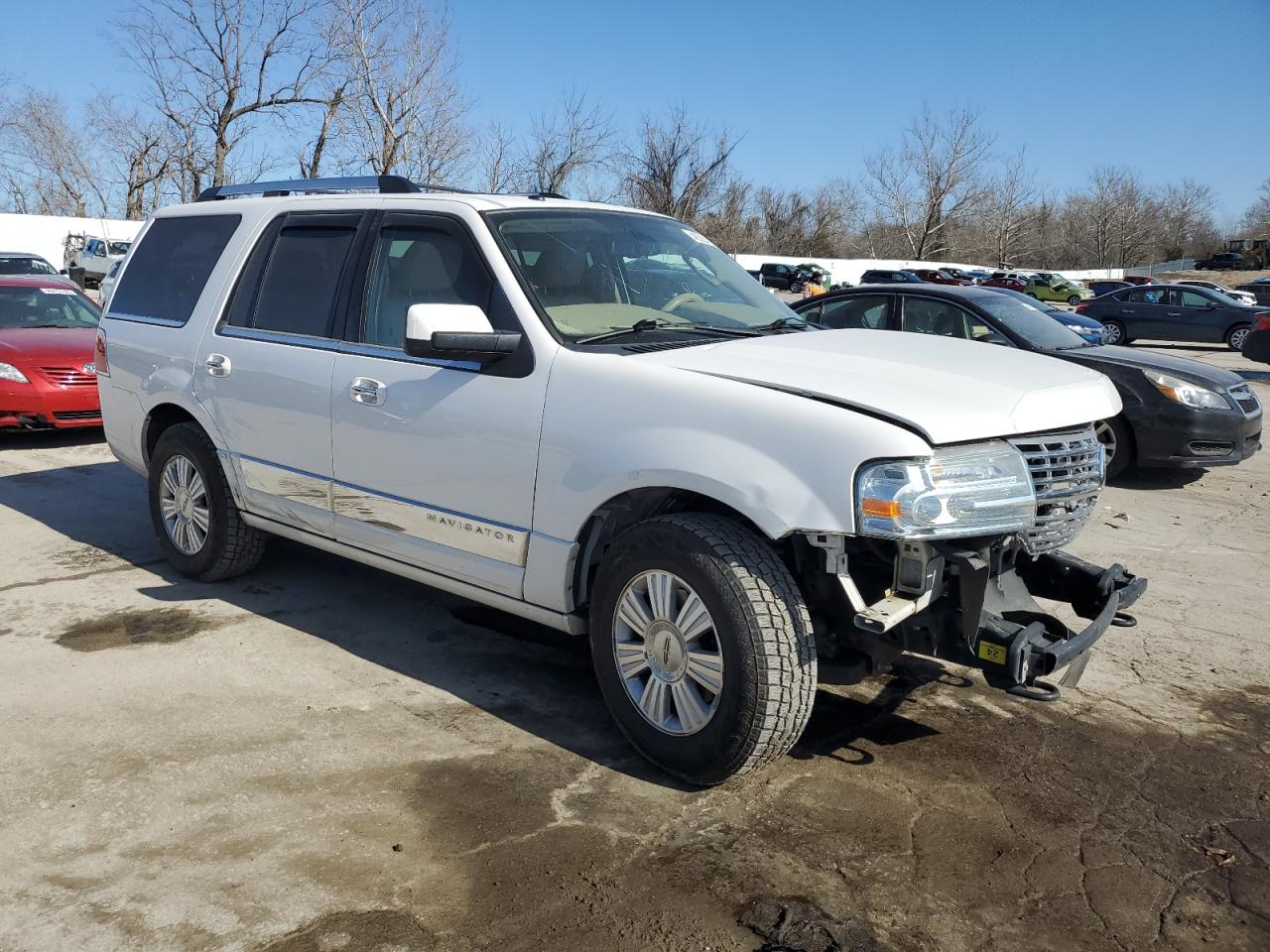 2010 Lincoln Navigator VIN 5LMJJ2J50AEJ07473 Copart auction photo, front end damage thumbnail 4