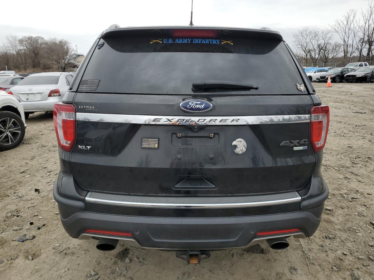 2018 Ford Explorer VIN 1FM5K8DH8JGA10942 Copart auction photo, undercarriage / side damage thumbnail 6