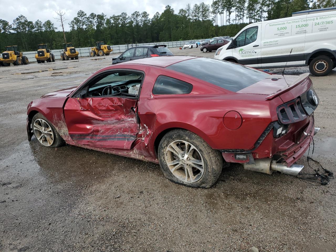 2014 Ford Mustang VIN 1ZVBP8AM0E5243724 Copart auction photo, all over / side damage thumbnail 2