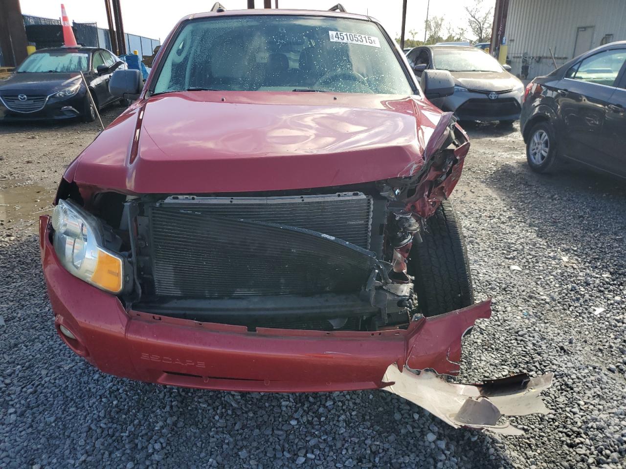 2011 Ford Escape VIN 1FMCU0D73BKC24455 Copart auction photo, front end damage thumbnail 5