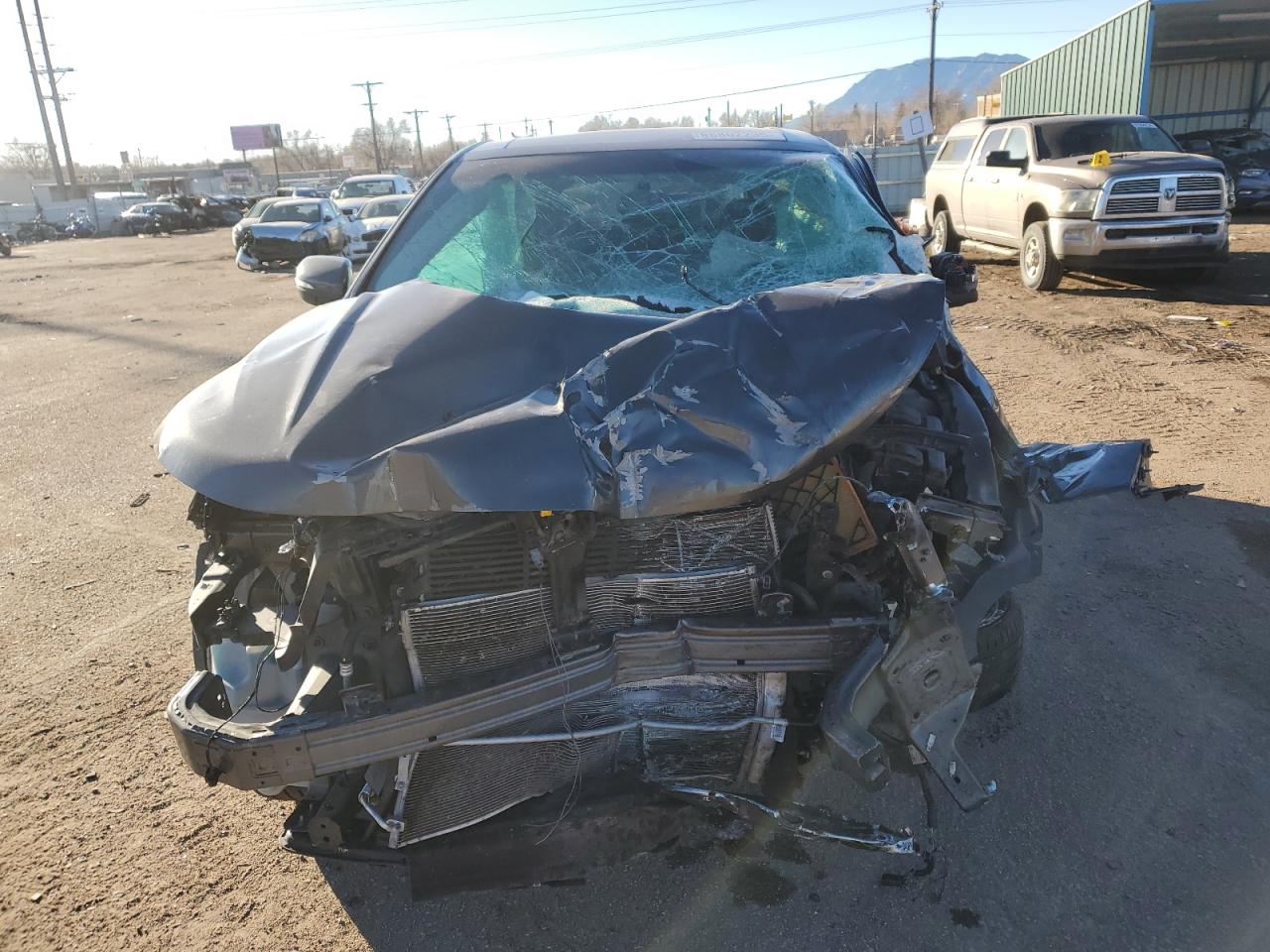2016 Ford Edge VIN 2FMPK4K86GBB61797 Copart auction photo, all over / undercarriage damage thumbnail 5