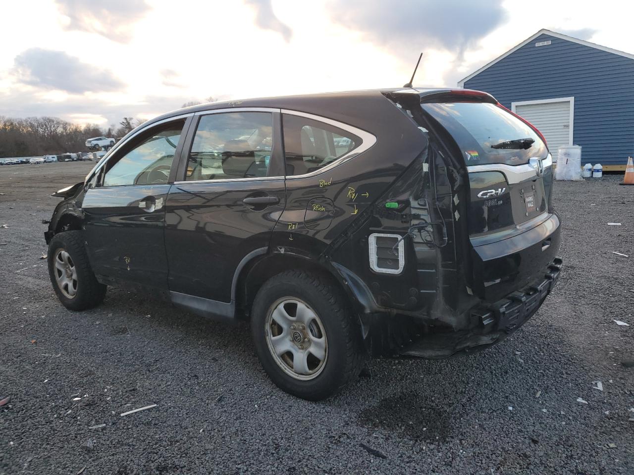 2016 Honda CR-V VIN 2HKRM3H38GH501386 Copart auction photo, all over damage thumbnail 2