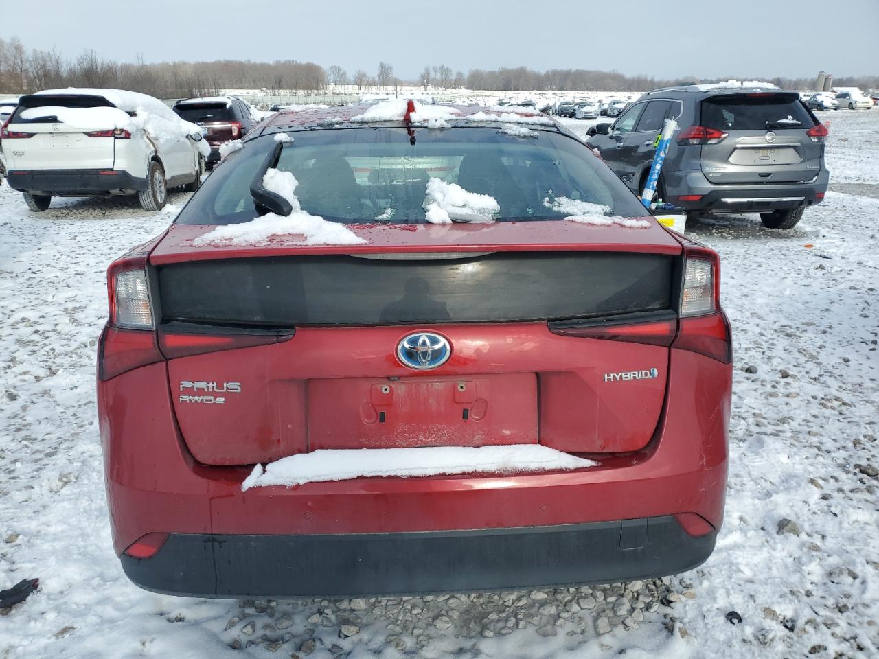 2021 Toyota Prius VIN JTDL9MFU7M3026071 Copart auction photo, front end / side damage thumbnail 6