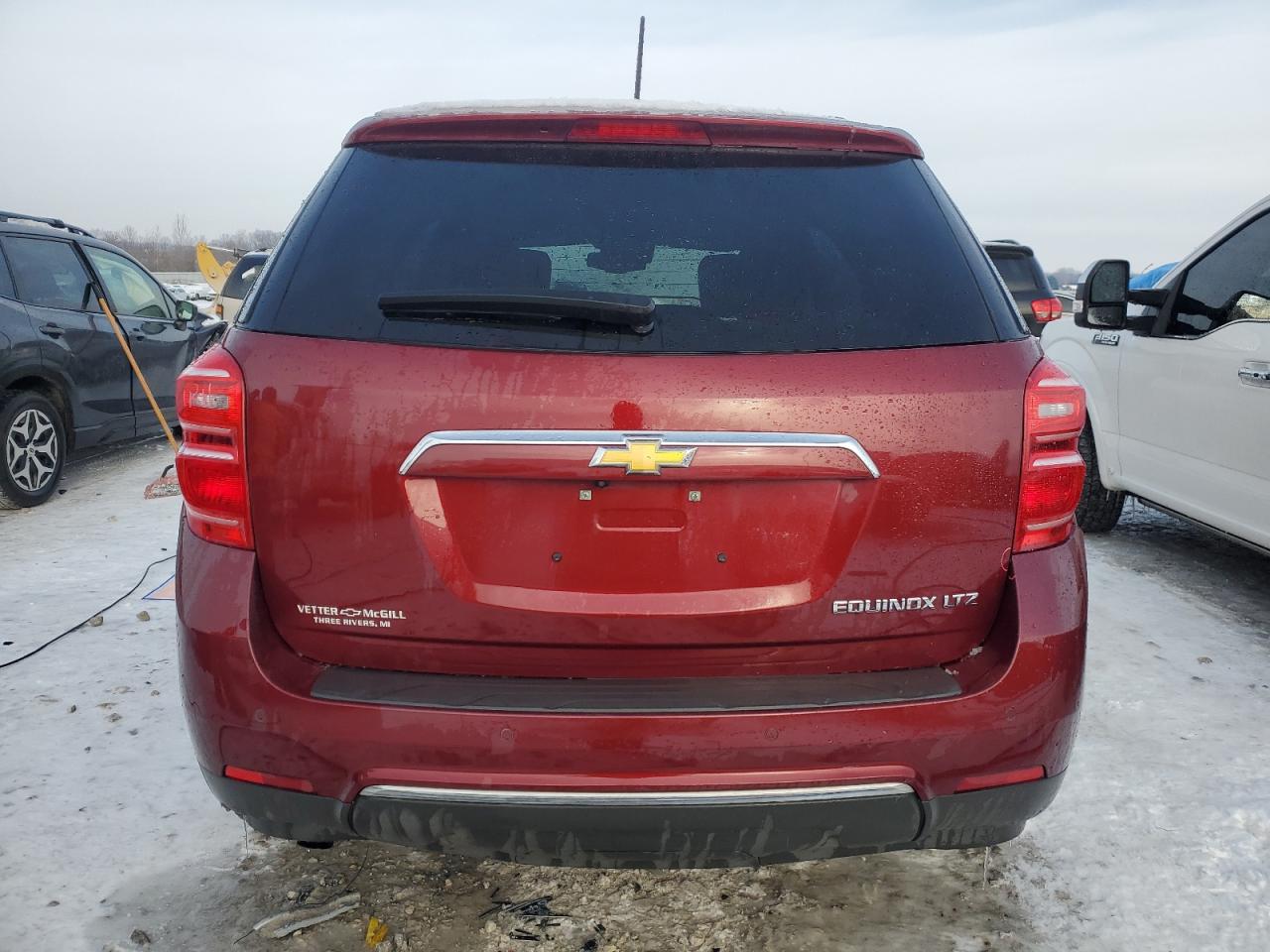 2016 Chevrolet Equinox VIN 2GNALDEK0G1159037 Copart auction photo, side / rear end damage thumbnail 6