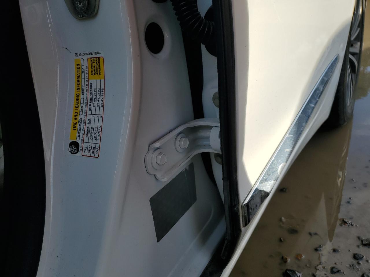 2017 Buick LaCrosse VIN 1G4ZR5SSXHU182444 Copart auction photo, front end / undercarriage damage thumbnail 12