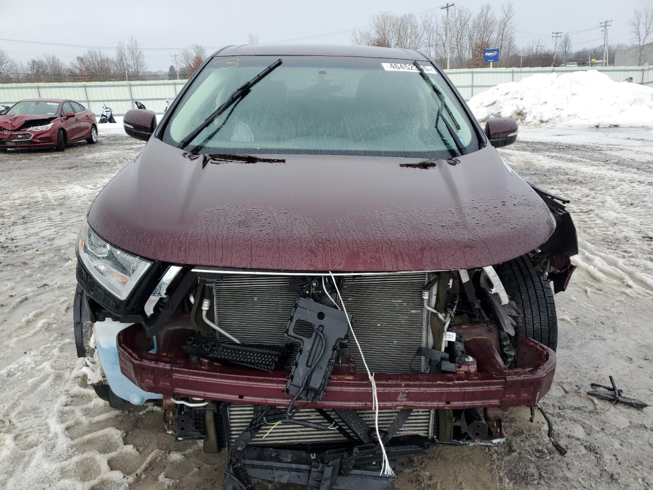 2018 Ford Edge VIN 2FMPK4J97JBB22542 Copart auction photo, front end damage thumbnail 5