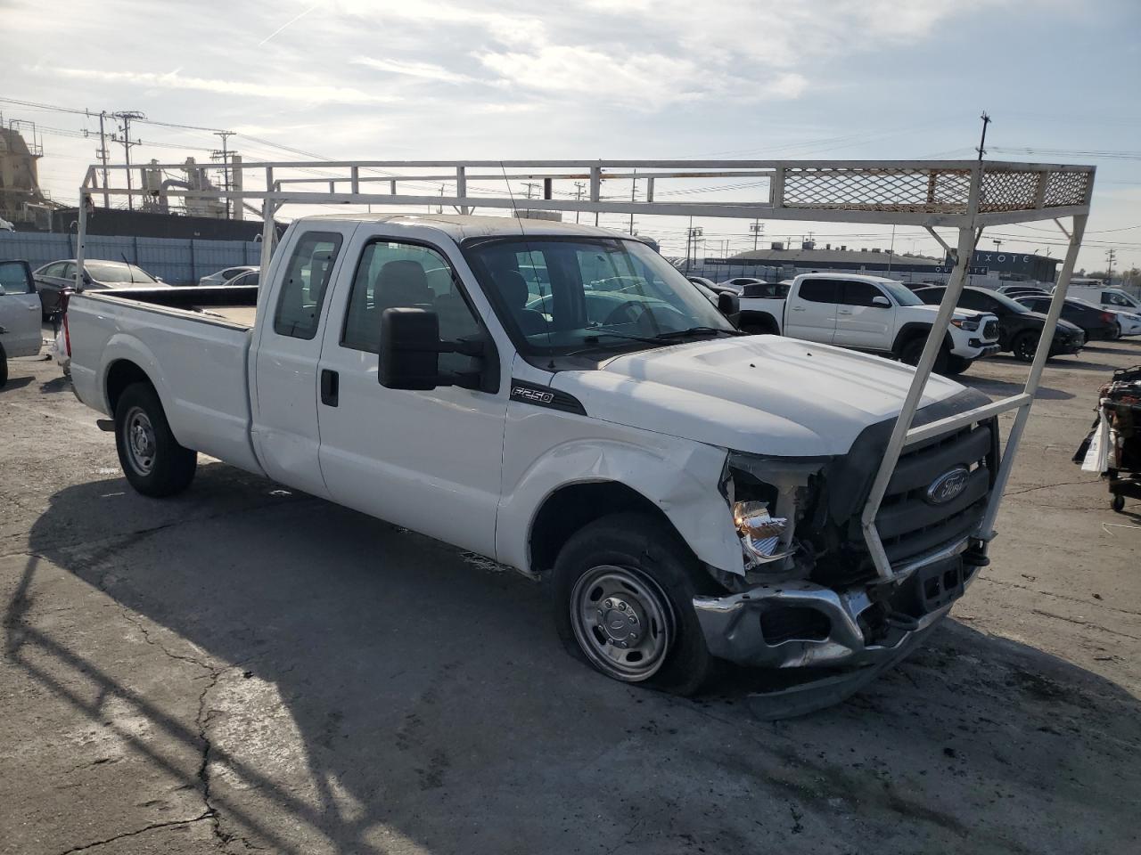 2014 Ford F250 VIN 1FT7X2A6XEEB25946 Copart auction photo, all over damage thumbnail 4