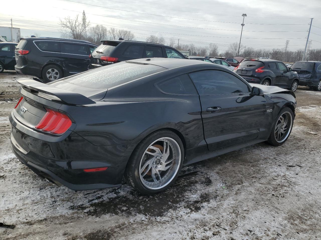 2018 Ford Mustang VIN 1FA6P8CF0J5126454 Copart auction photo, all over damage thumbnail 3