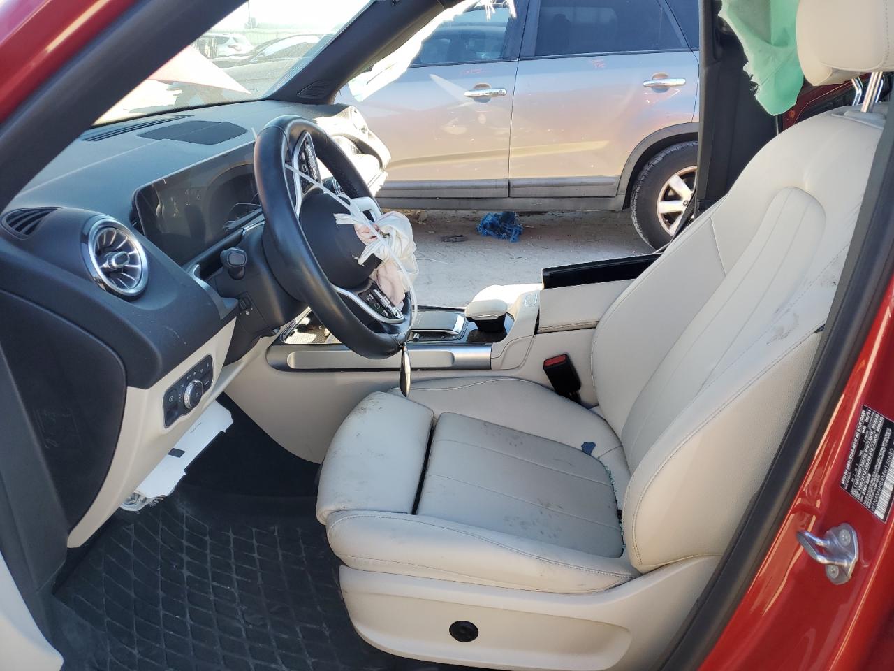 2021 Mercedes-Benz GLB VIN W1N4M4HB9MW126680 Copart auction photo, side / front end damage thumbnail 7
