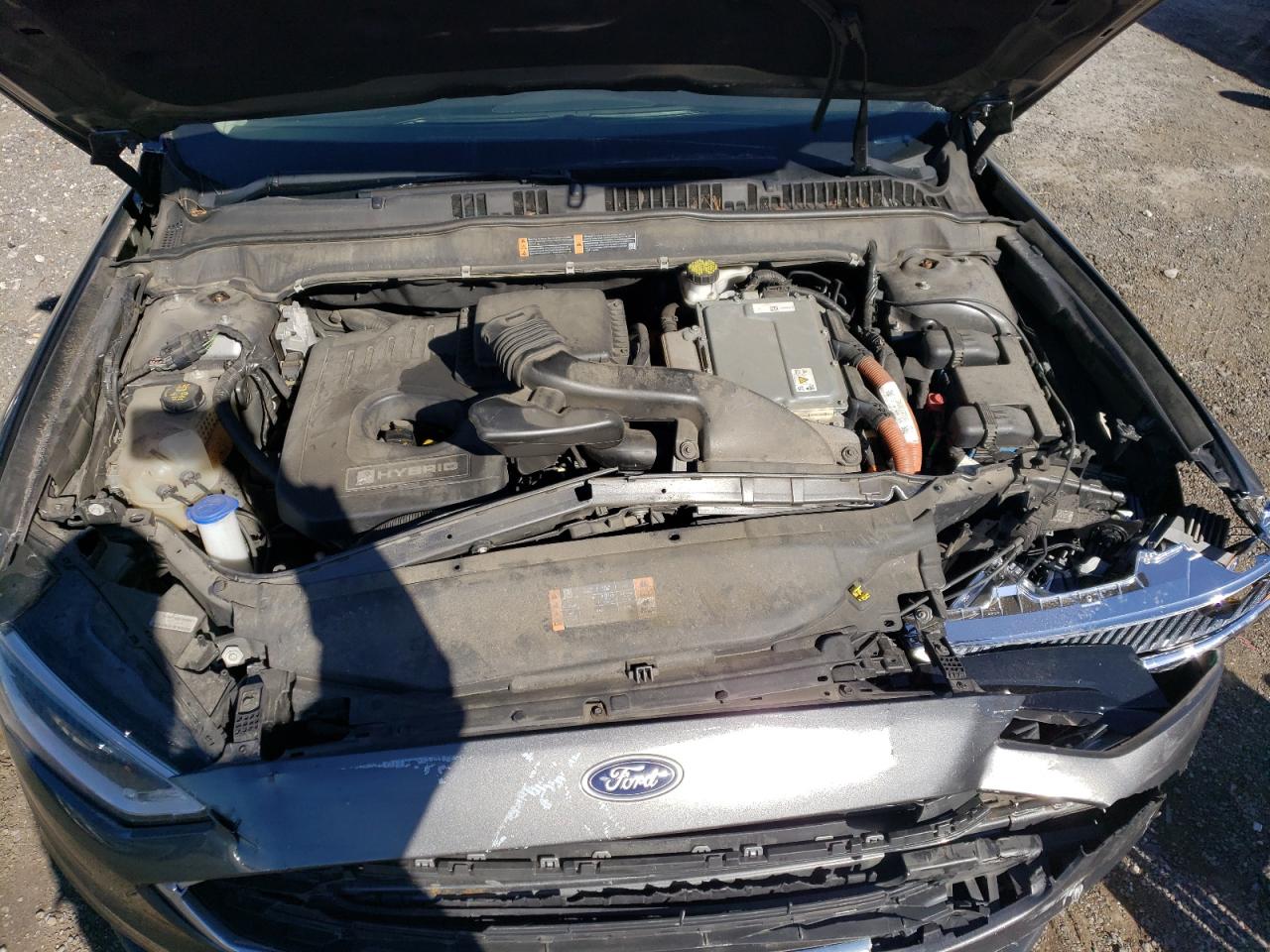 2018 Ford Fusion VIN 3FA6P0RU1JR250561 Copart auction photo, front end / mechanical damage thumbnail 11