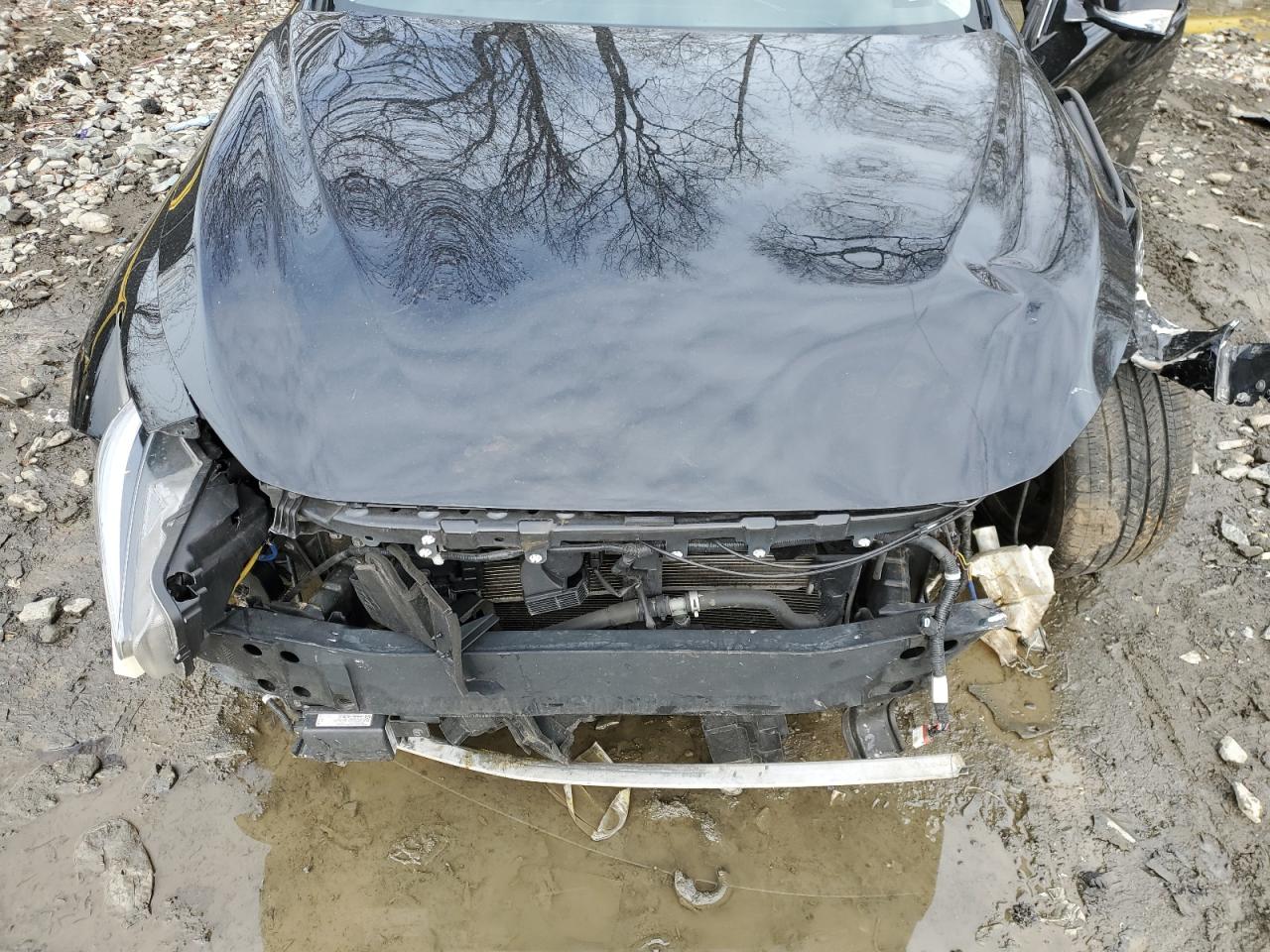 2019 Infiniti Q50 VIN JN1EV7AR4KM592384 Copart auction photo, front end / undercarriage damage thumbnail 12