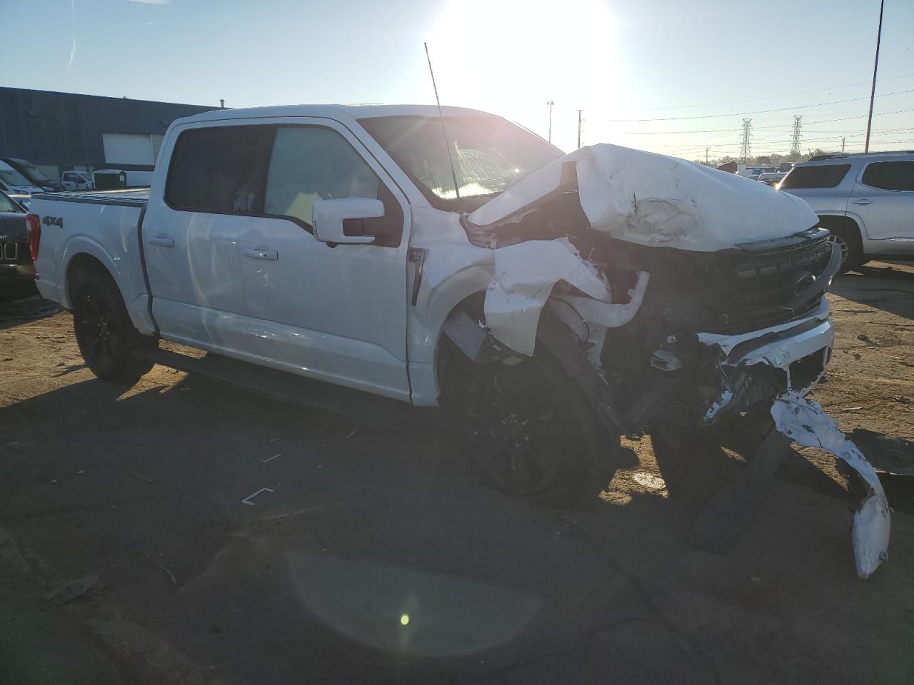 2023 Ford F-150 VIN 1FTFW1E84PFA86353 Copart auction photo, front end damage thumbnail 4