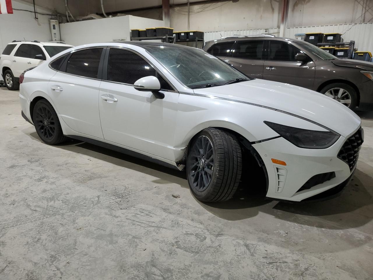 2020 Hyundai Sonata VIN 5NPEH4J20LH040690 Copart auction photo, front end damage thumbnail 4