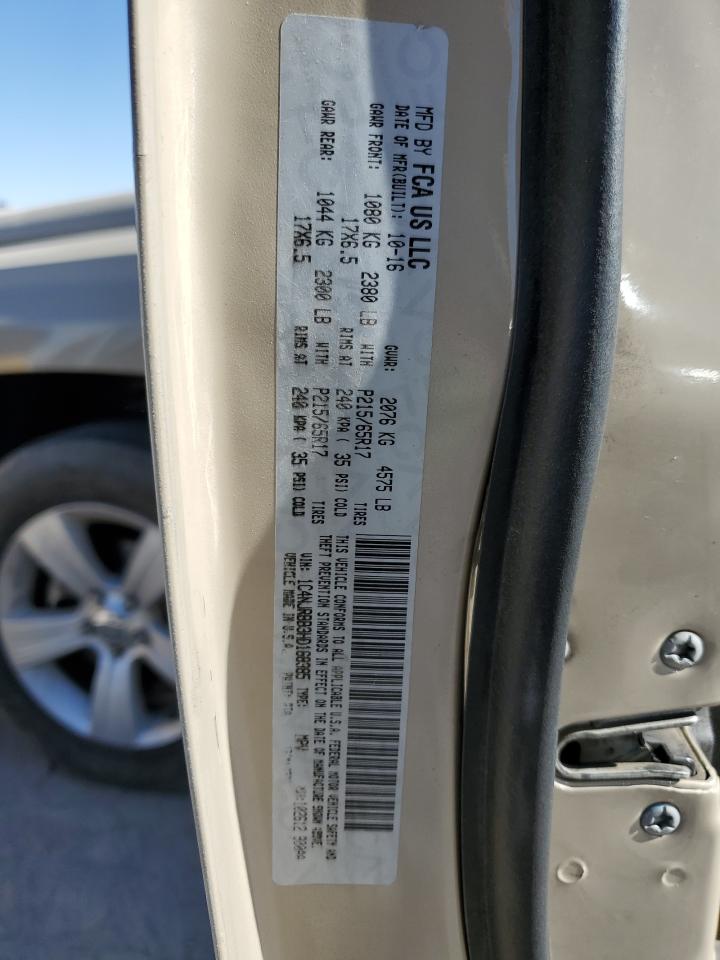 2017 Jeep Liberty (Patriot) VIN 1C4NJRBB3HD168385 Copart auction photo, front end / side damage thumbnail 13