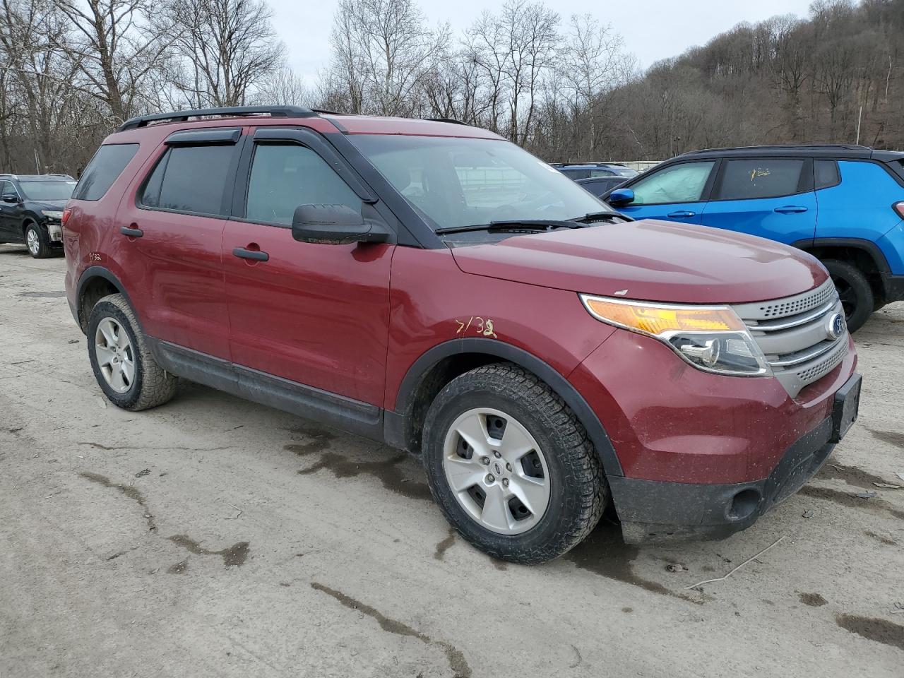 2013 Ford Explorer VIN 1FM5K8B83DGB74994 Copart auction photo, rear end damage thumbnail 4